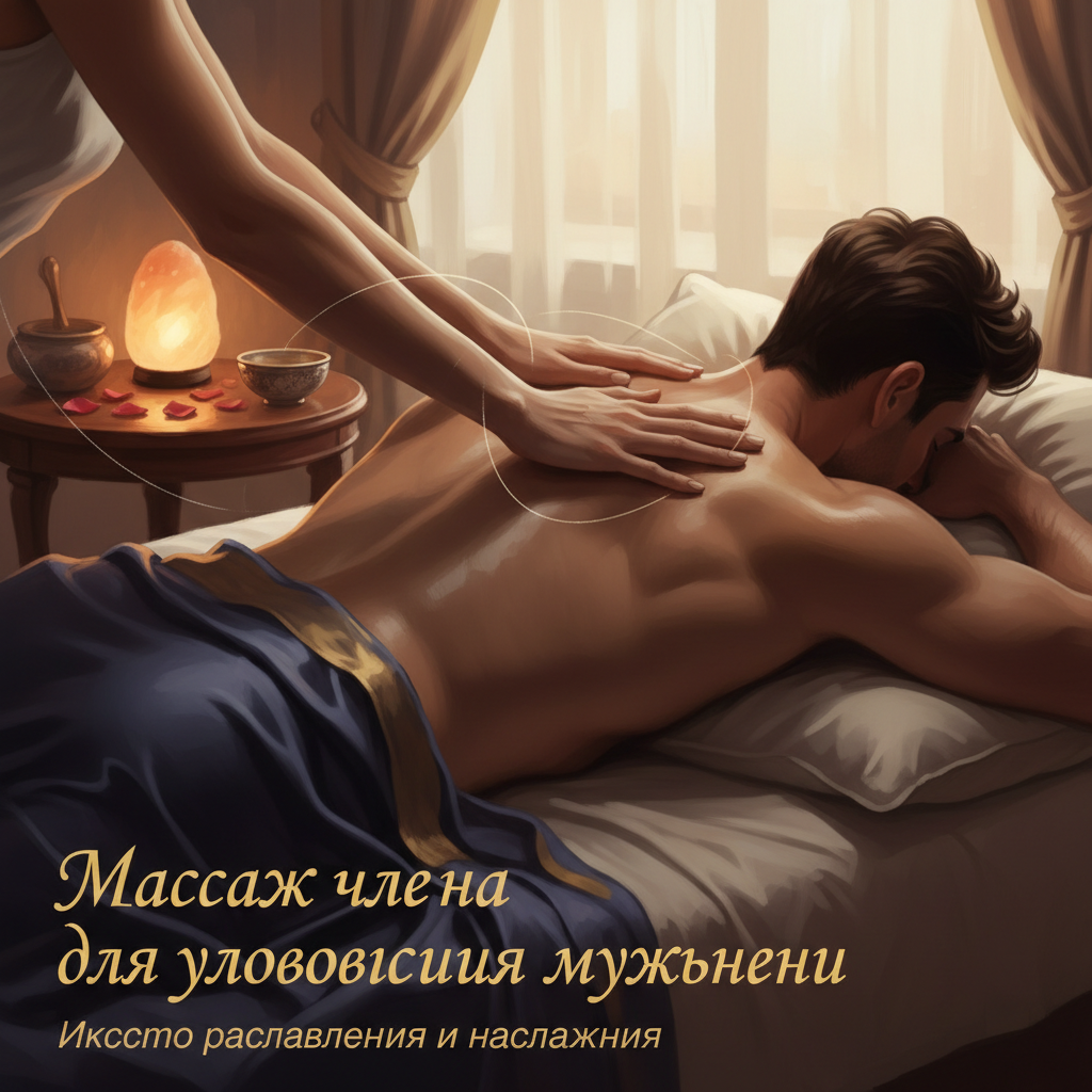 Массаж члена для удовольствия мужчины