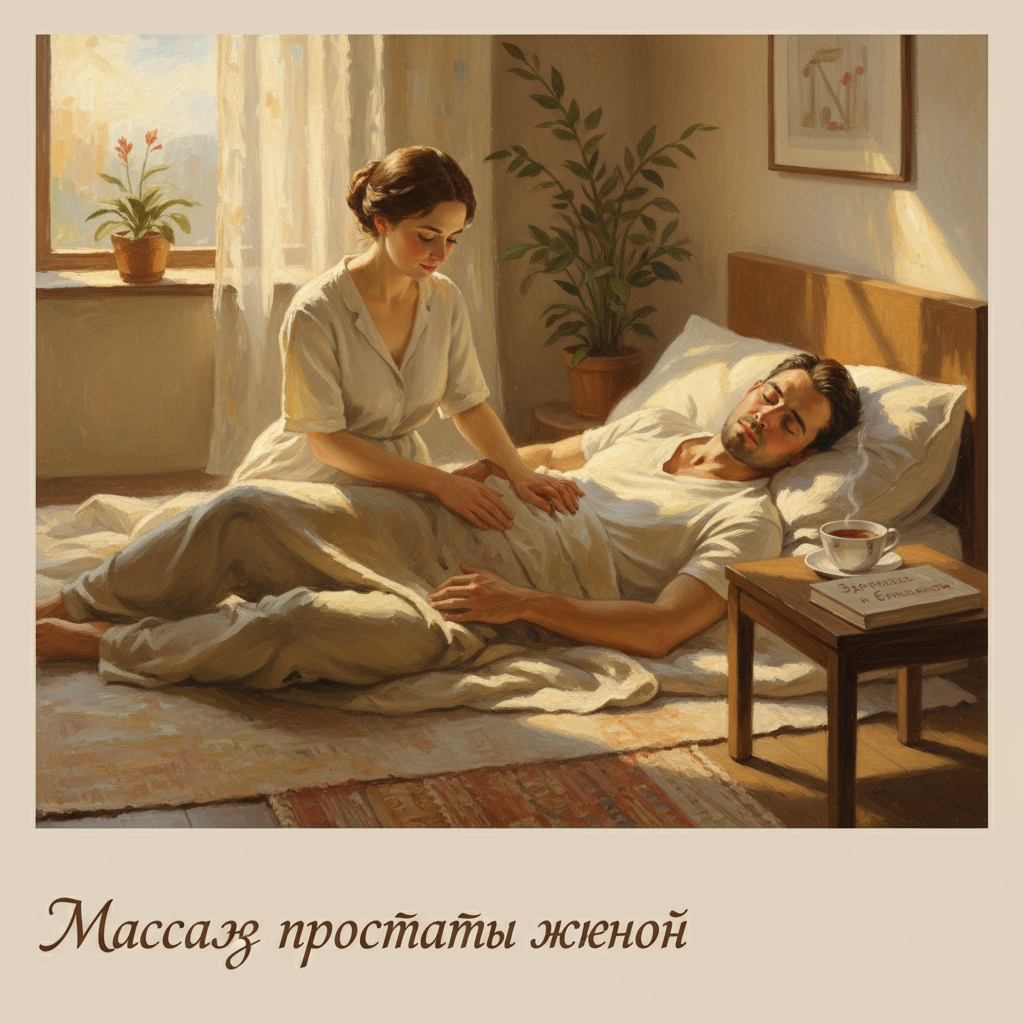 Массаж простаты женой