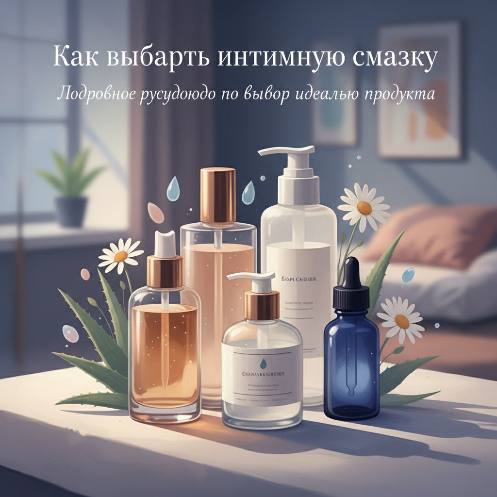 Как выбрать интимную смазку