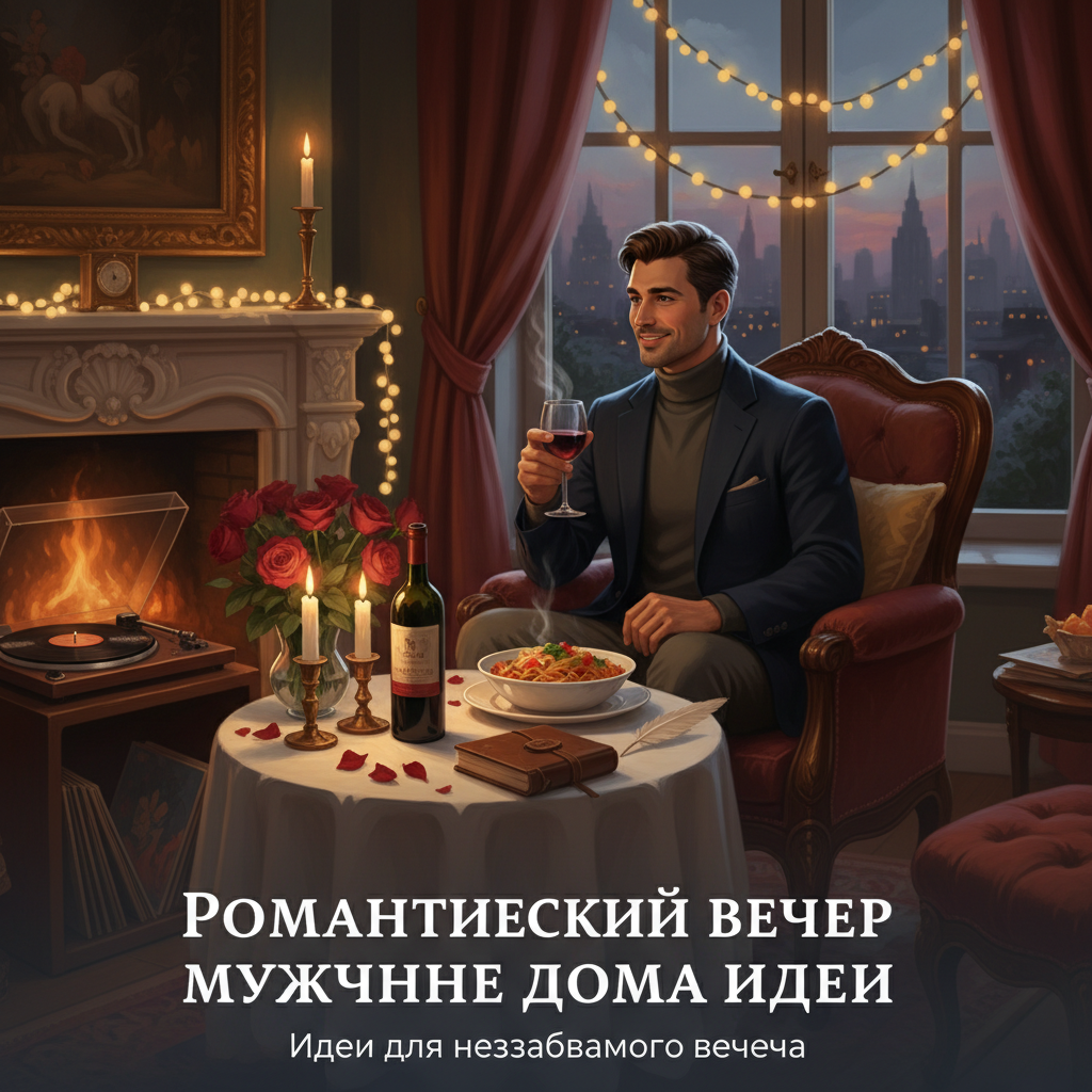 романтический вечер мужчине дома идеи