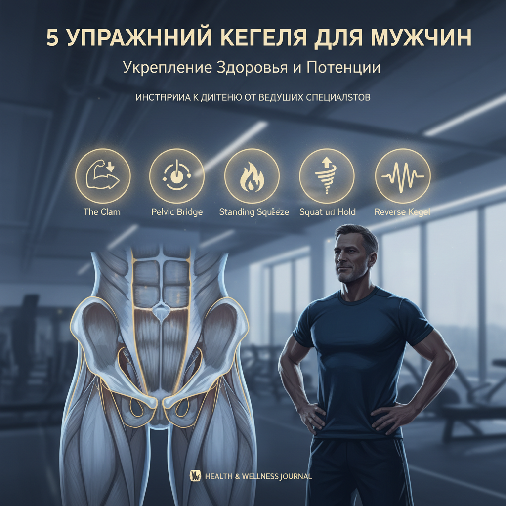 5 упражнений кегеля для мужчин