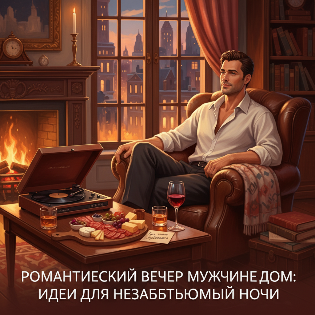 романтический вечер мужчине дома идеи