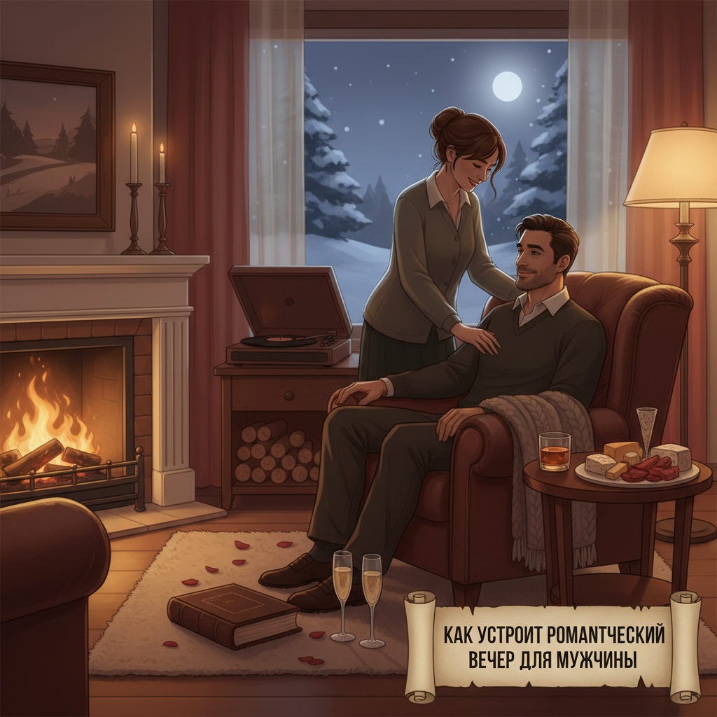 как устроить романтический вечер для мужчины