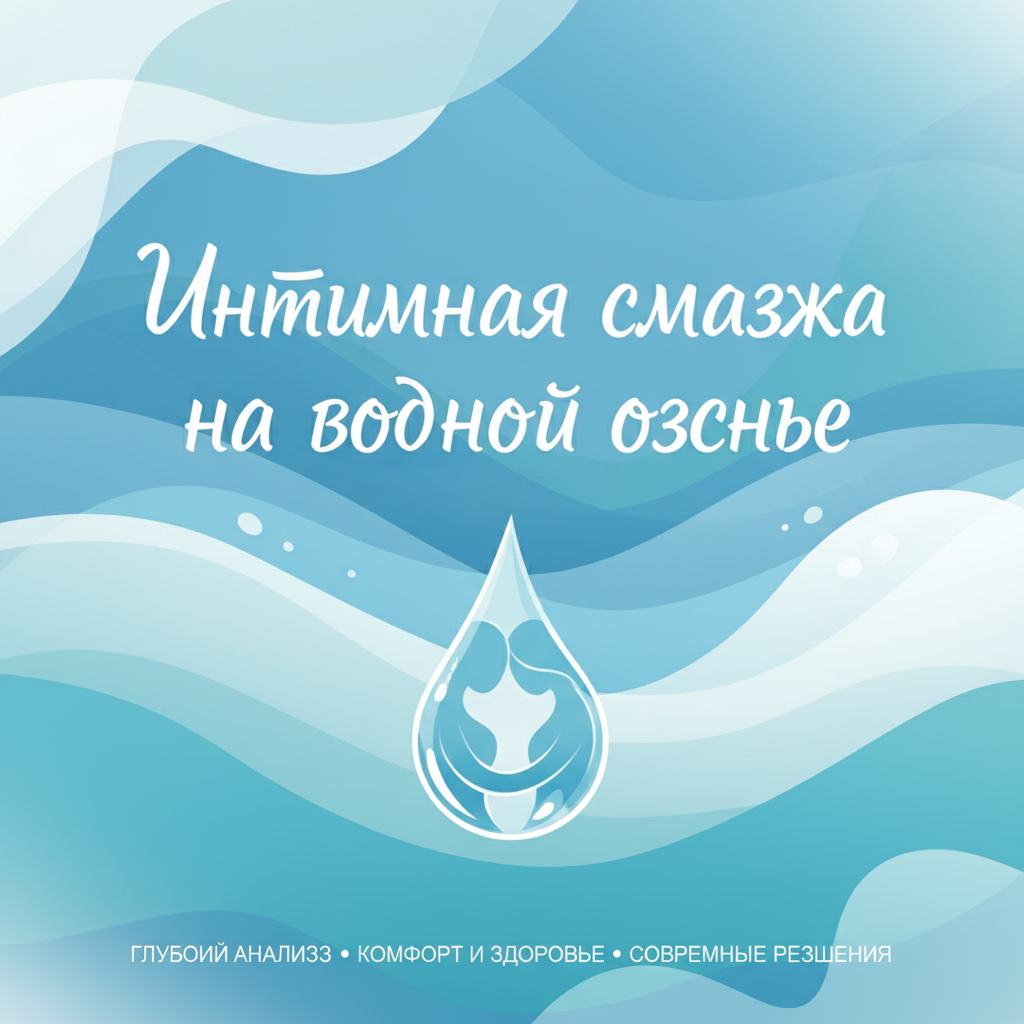 Интимная смазка на водной основе