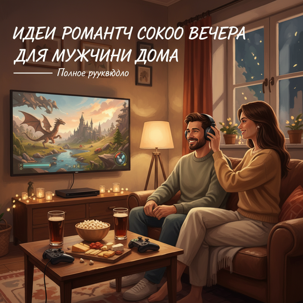 идеи романтического вечера для мужчины дома