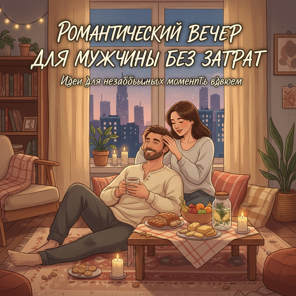 романтический вечер для мужчины без затрат