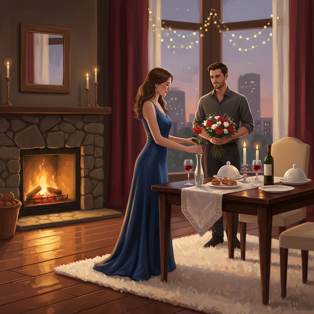 как подготовить романтический вечер мужу