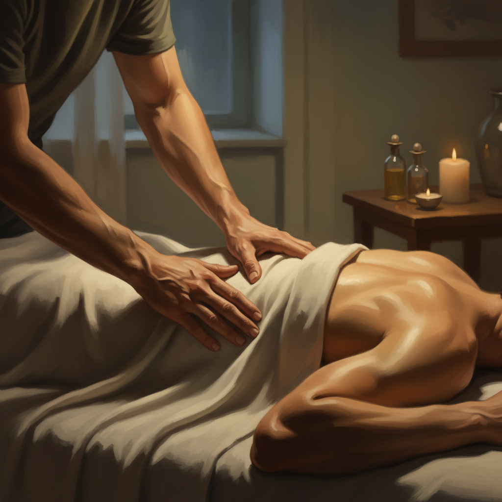 Техника медленного массажа члена