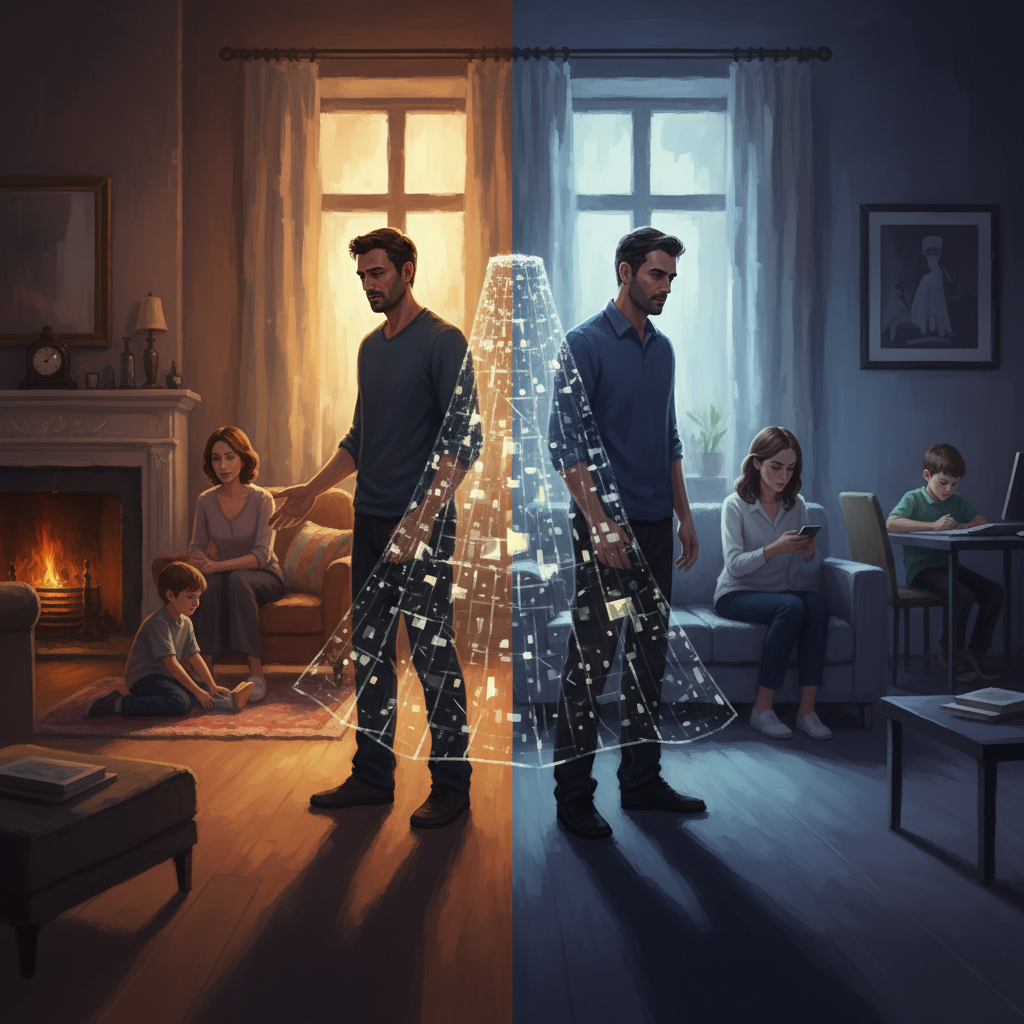 Почему мужчина живет на две семьи