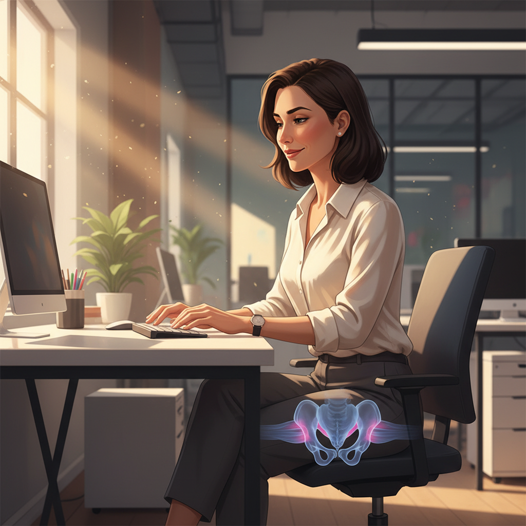 Упражнение кегеля на работе