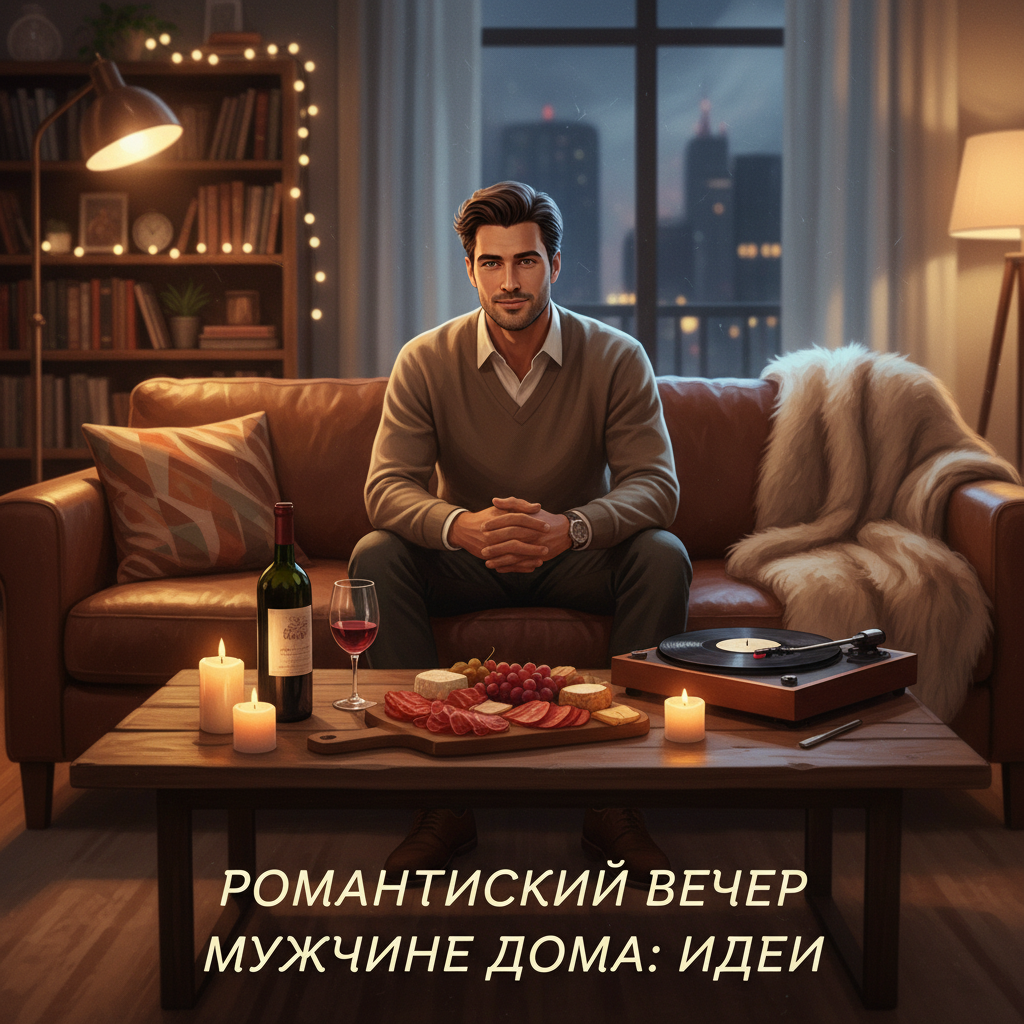 романтический вечер мужчине дома идеи