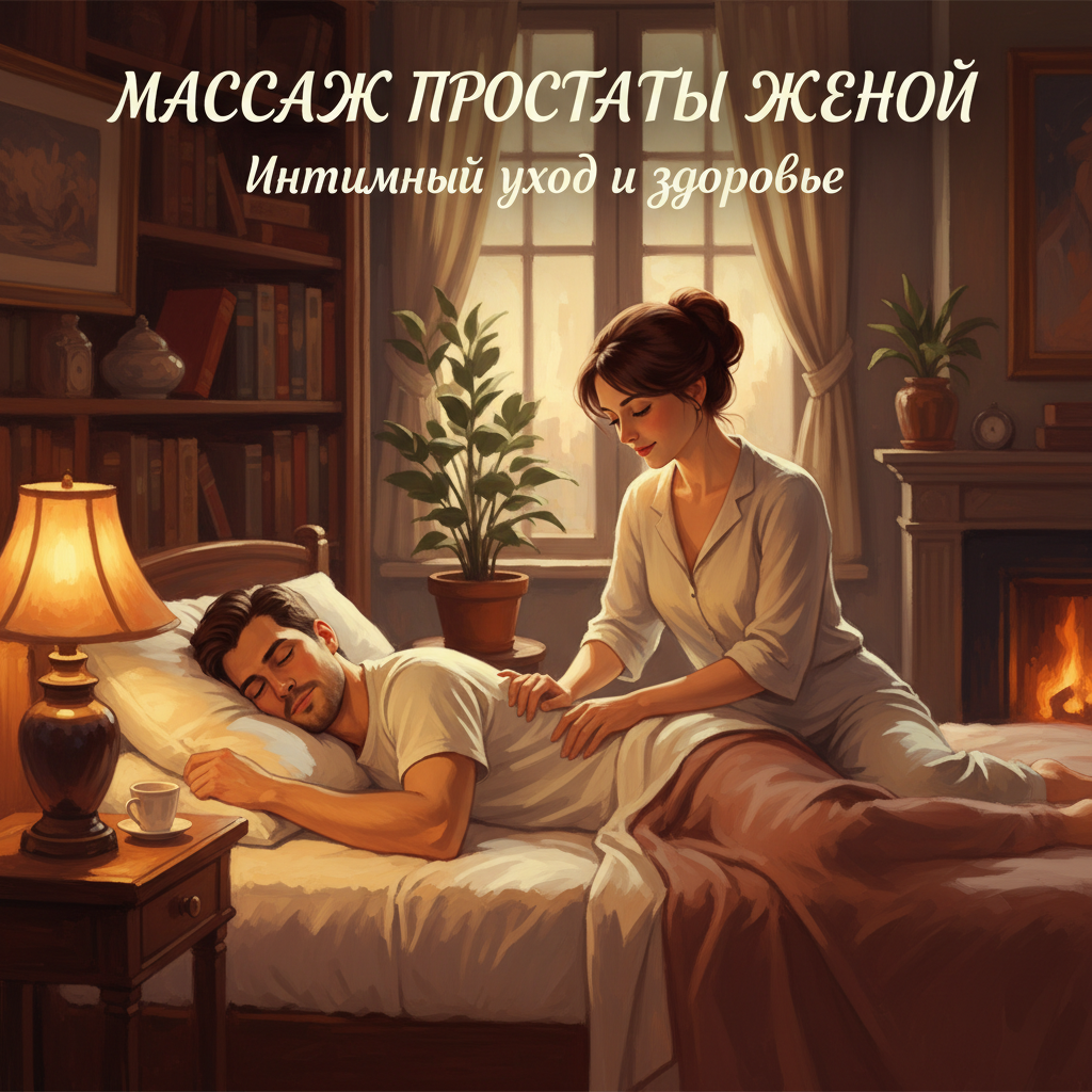 Массаж простаты женой