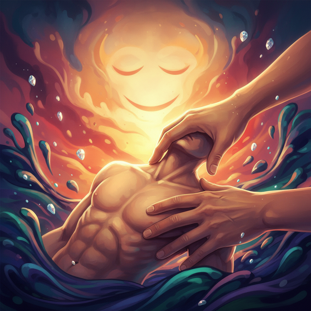 Массаж члена для удовольствия мужчины