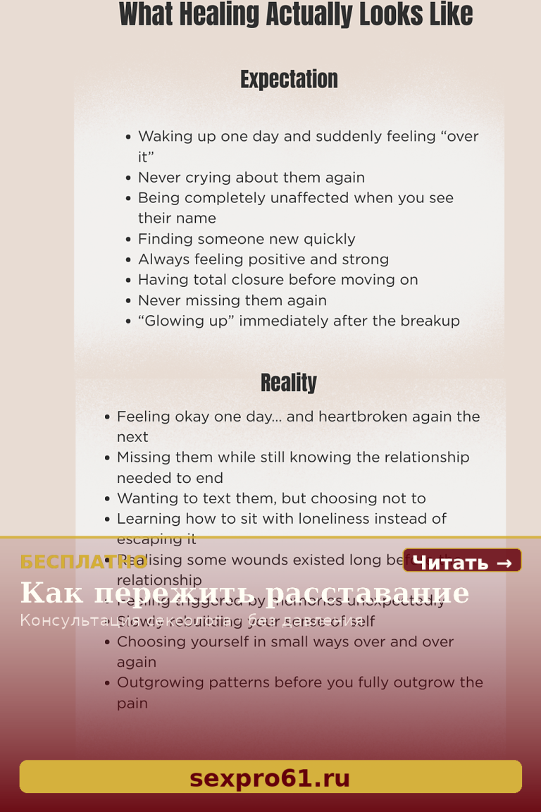 What Healing After a Breakup Actually Looks Like (And Why You’re Not Failing)