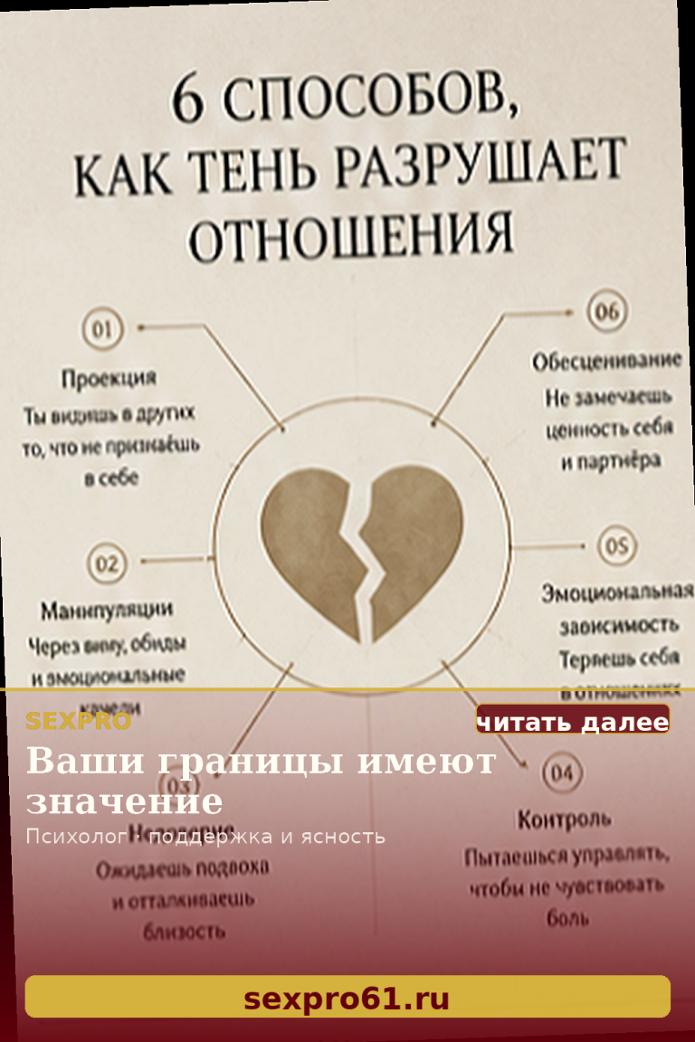 Как Тень разрушает отношения