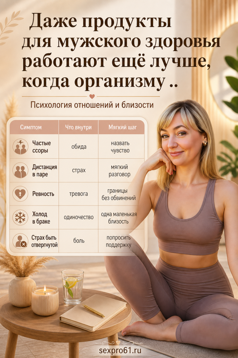 Даже продукты для мужского здоровья работают ещё лучше, когда организму ..