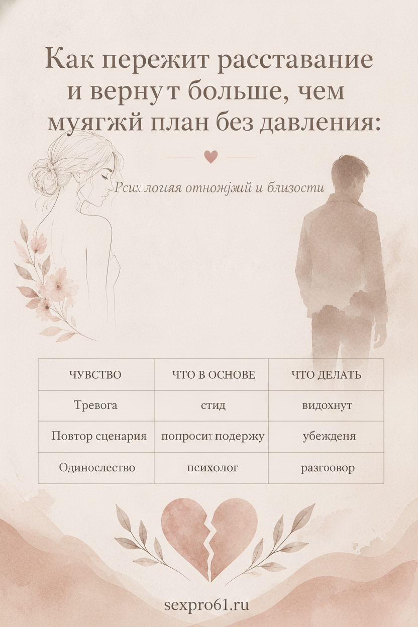 Как пережить расставание и вернуть больше, чем просто его: myagkij plan bez davleniya