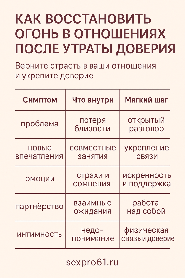 Как вернуть страсть в паре