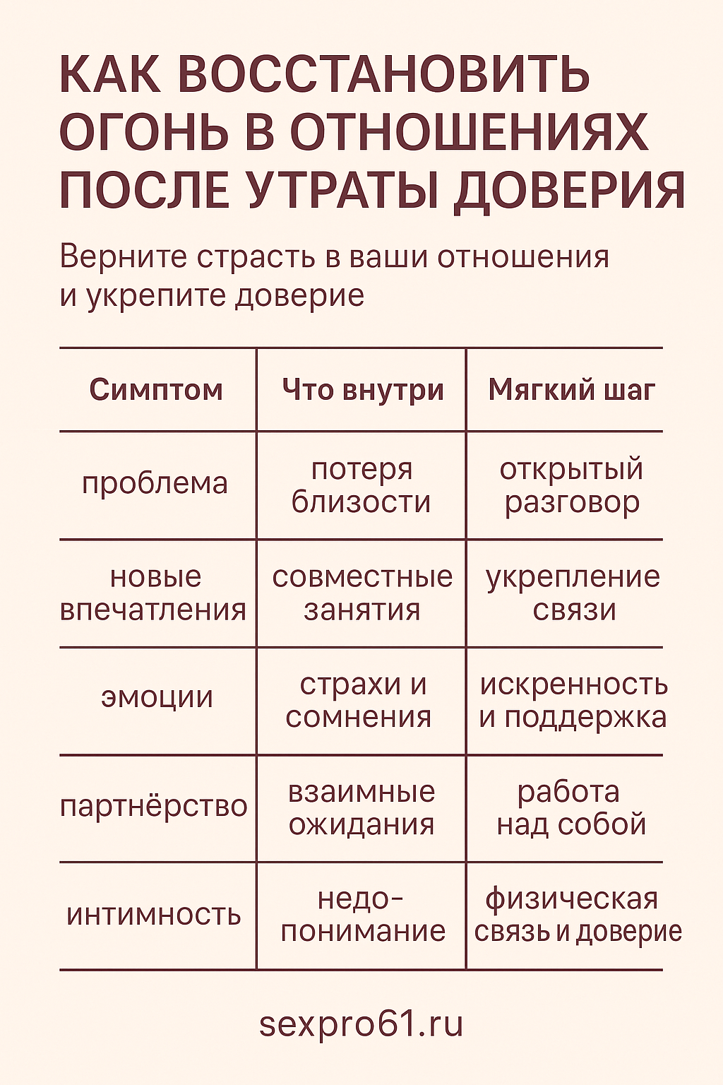 Как вернуть страсть в отношения