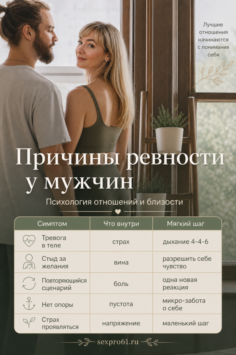 Причины ревности у мужчин