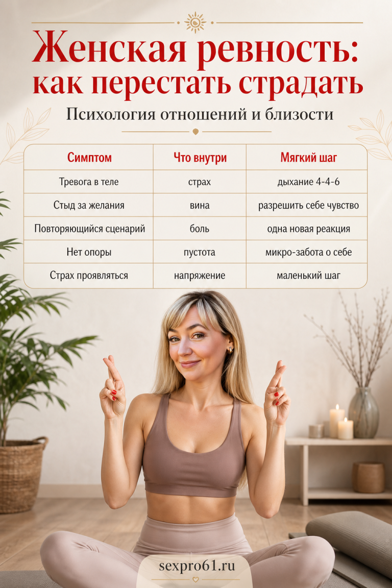 Женская ревность: как перестать страдать