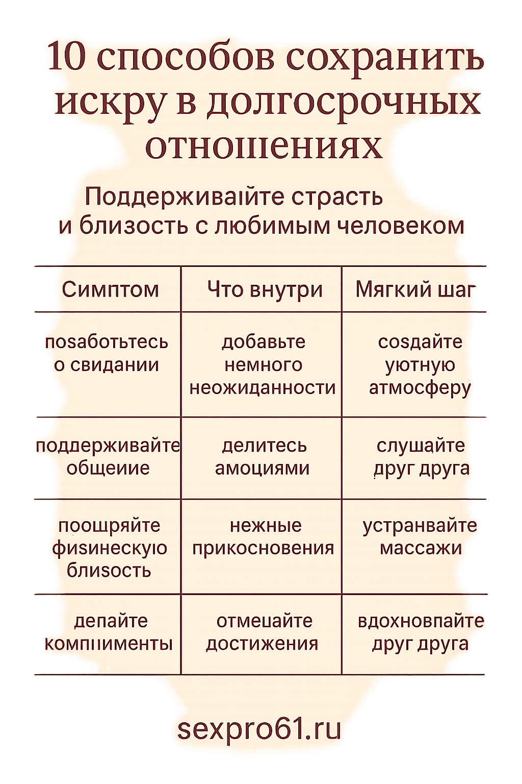 10 секретов, как сохранить страсть в долгосрочных отношениях