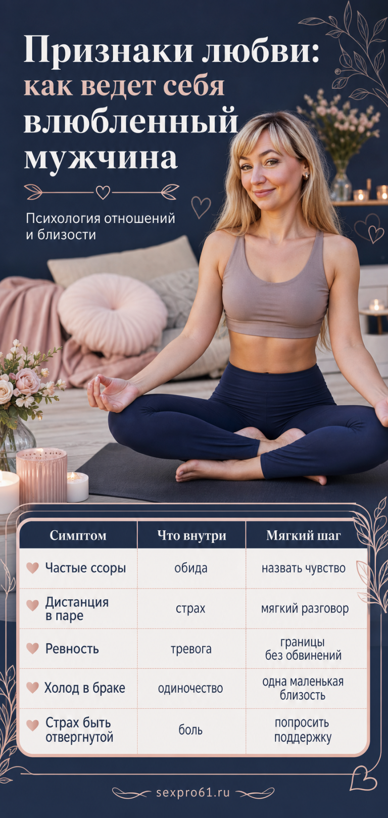 Признаки любви: как ведет себя влюбленный мужчина