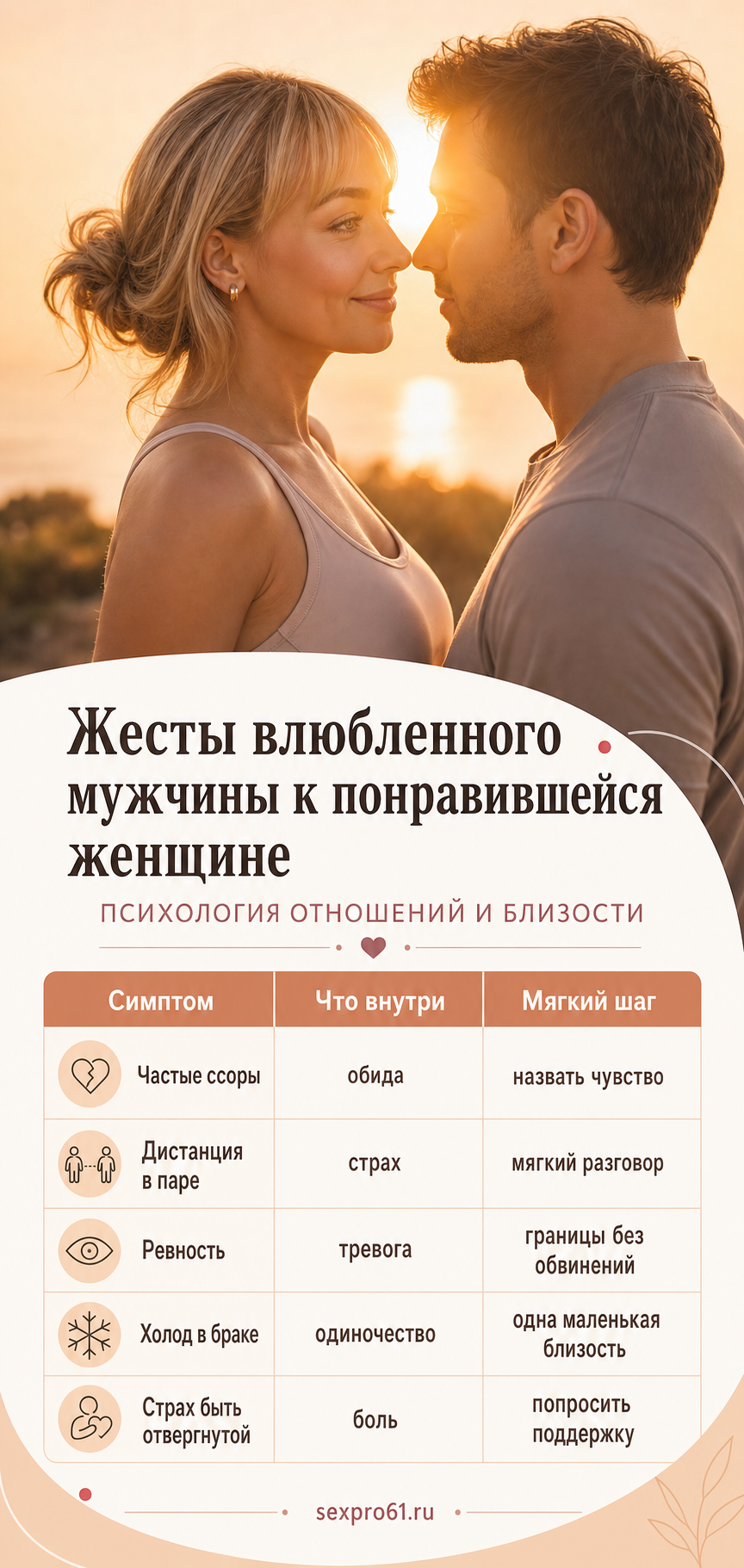 Как распознать влюбленность мужчины: жесты и знаки