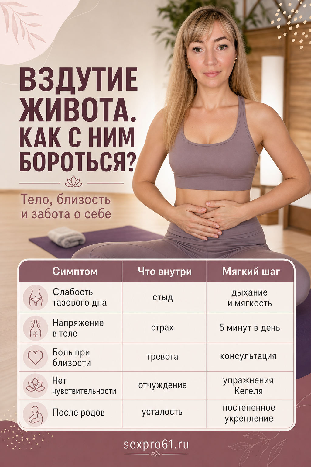 Вздутие живота: как с ним бороться?