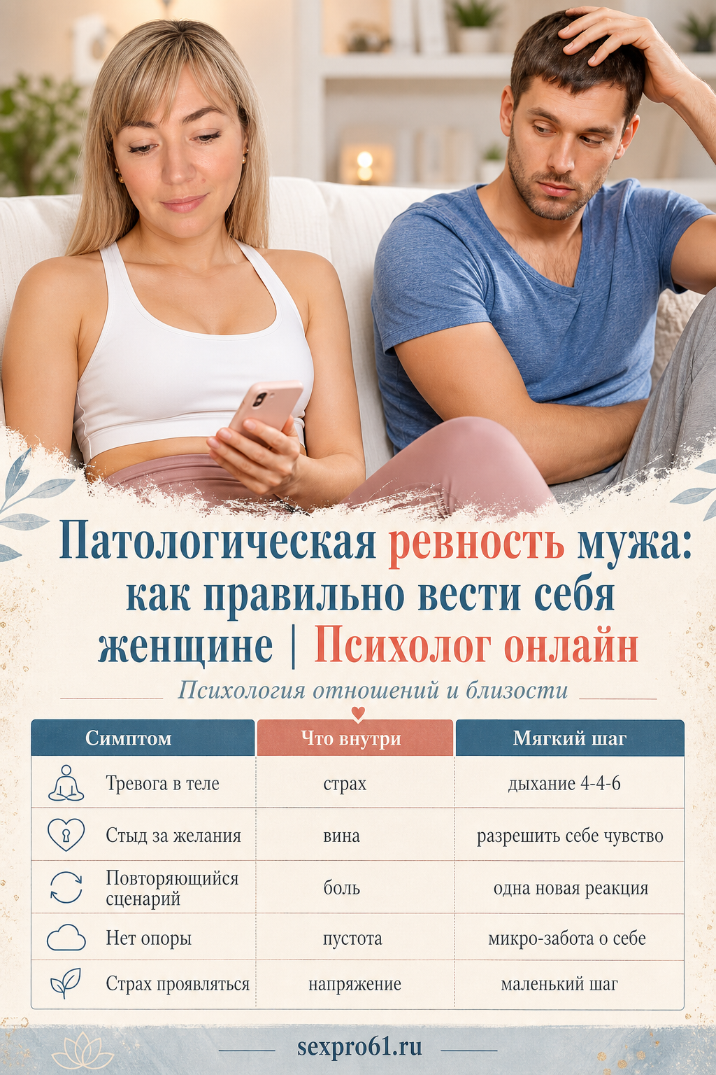 Патологическая ревность: как правильно вести себя женщине