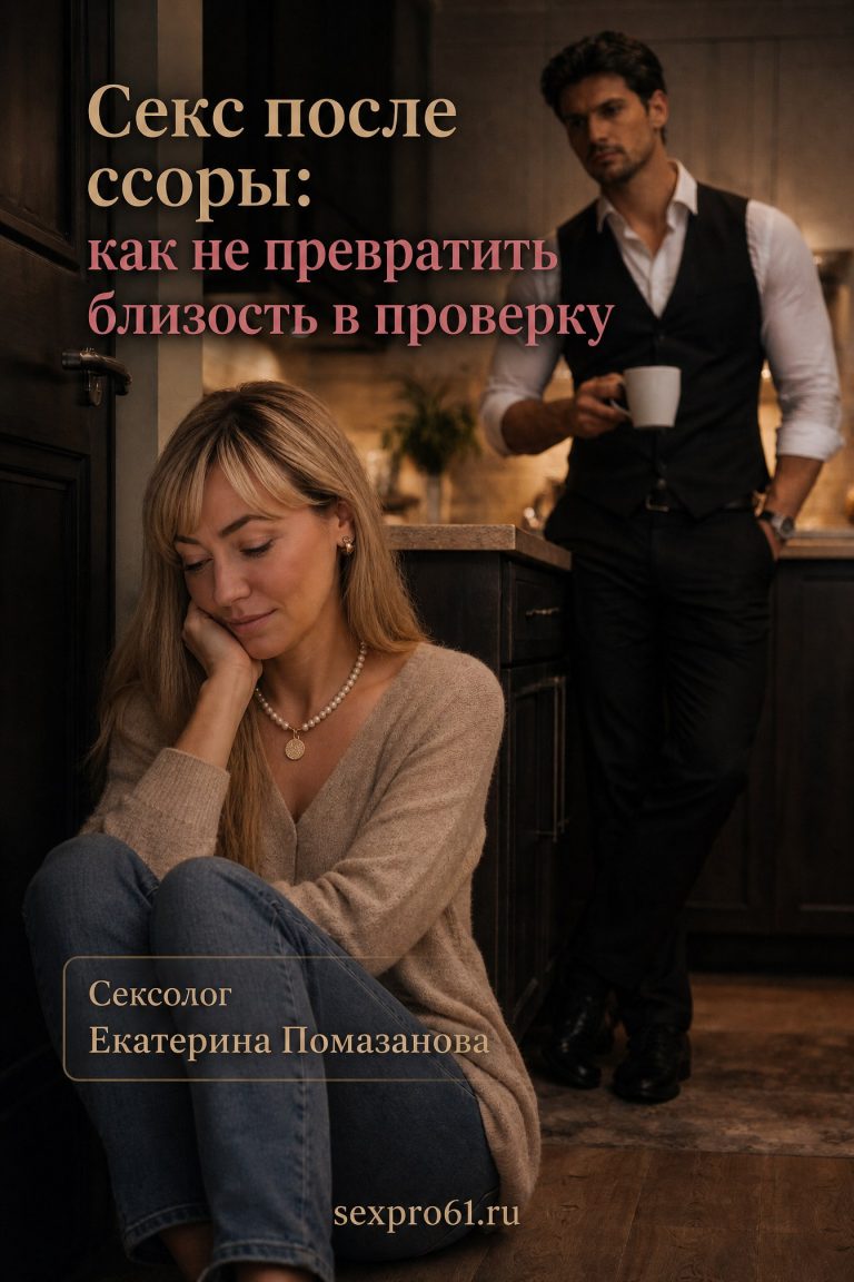 Секс после ссоры: как не превратить близость в проверку