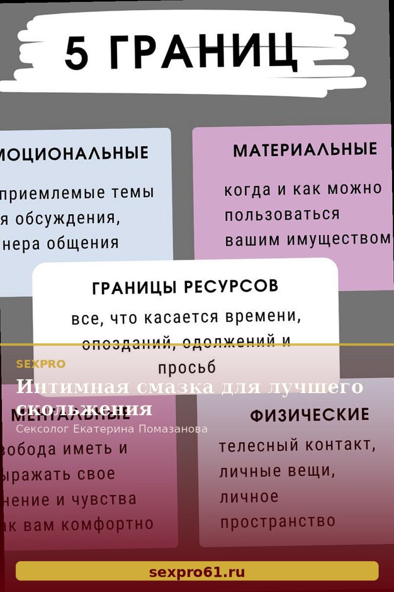 Интимная смазка для лучшего скольжения
