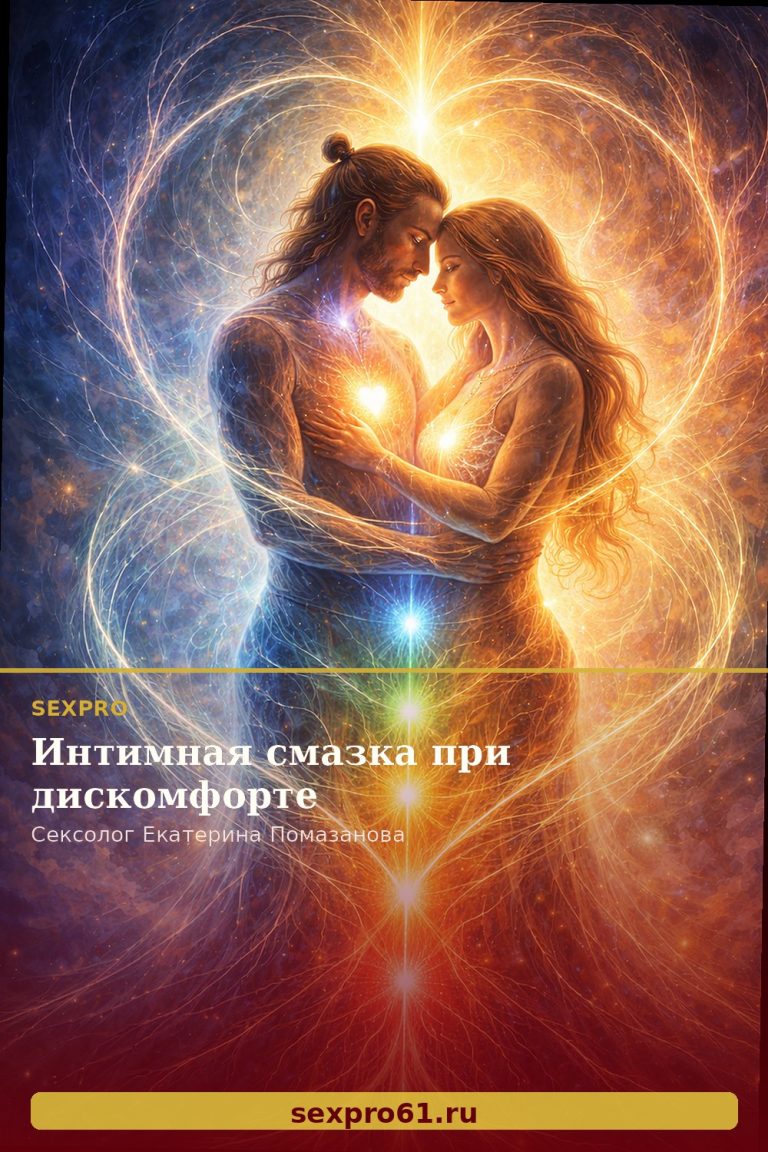 Интимная смазка при дискомфорте
