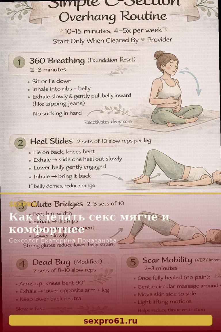Как сделать секс мягче и комфортнее