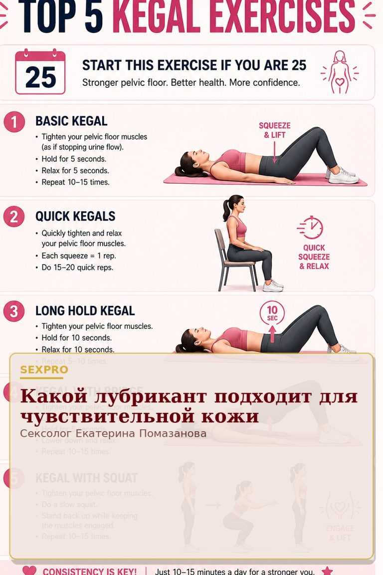 Какой лубрикант подходит для чувствительной кожи