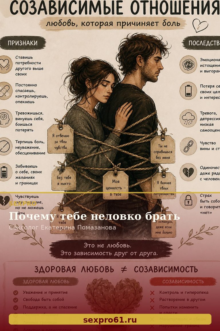 Почему тебе неловко брать