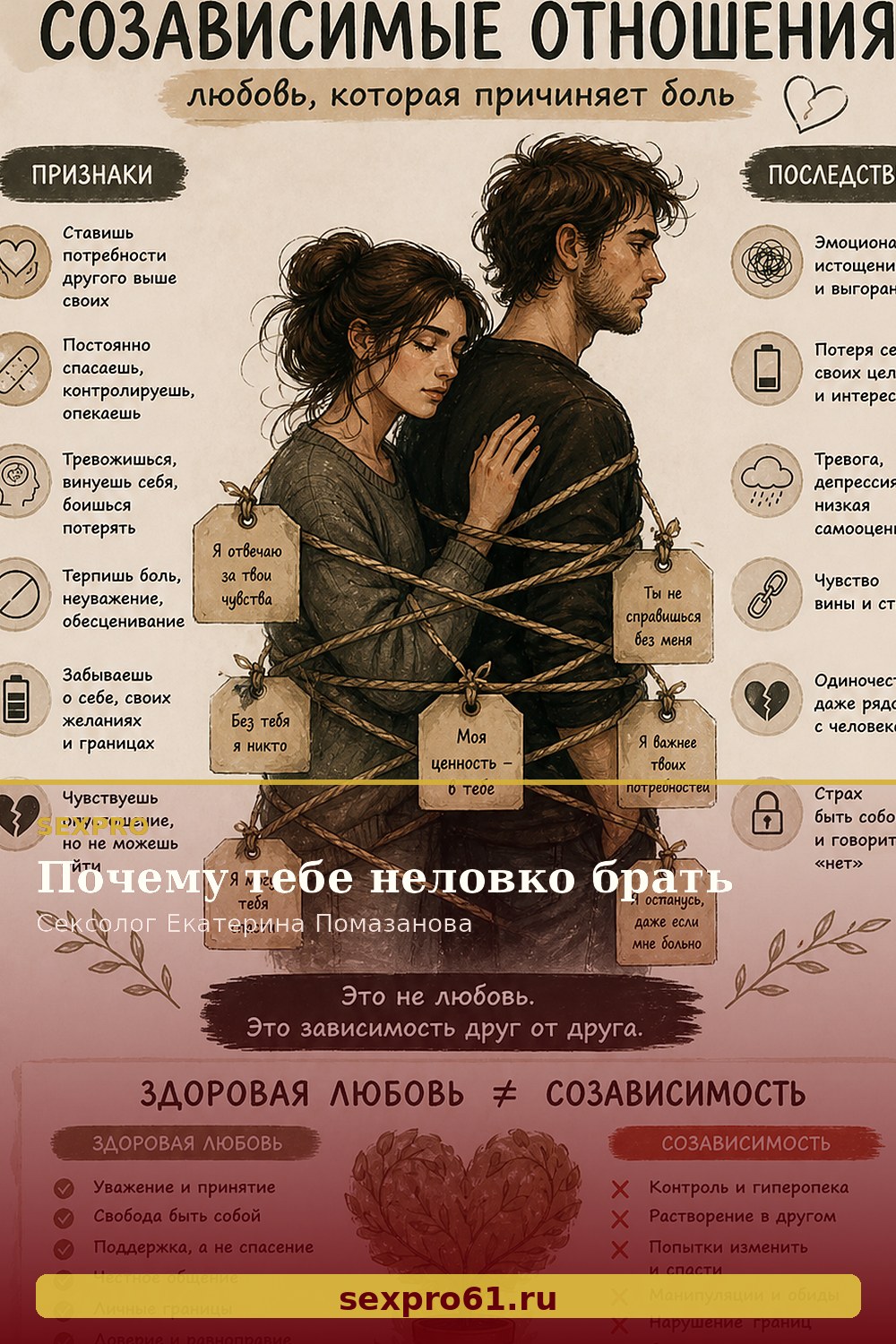 Почему тебе неловко брать