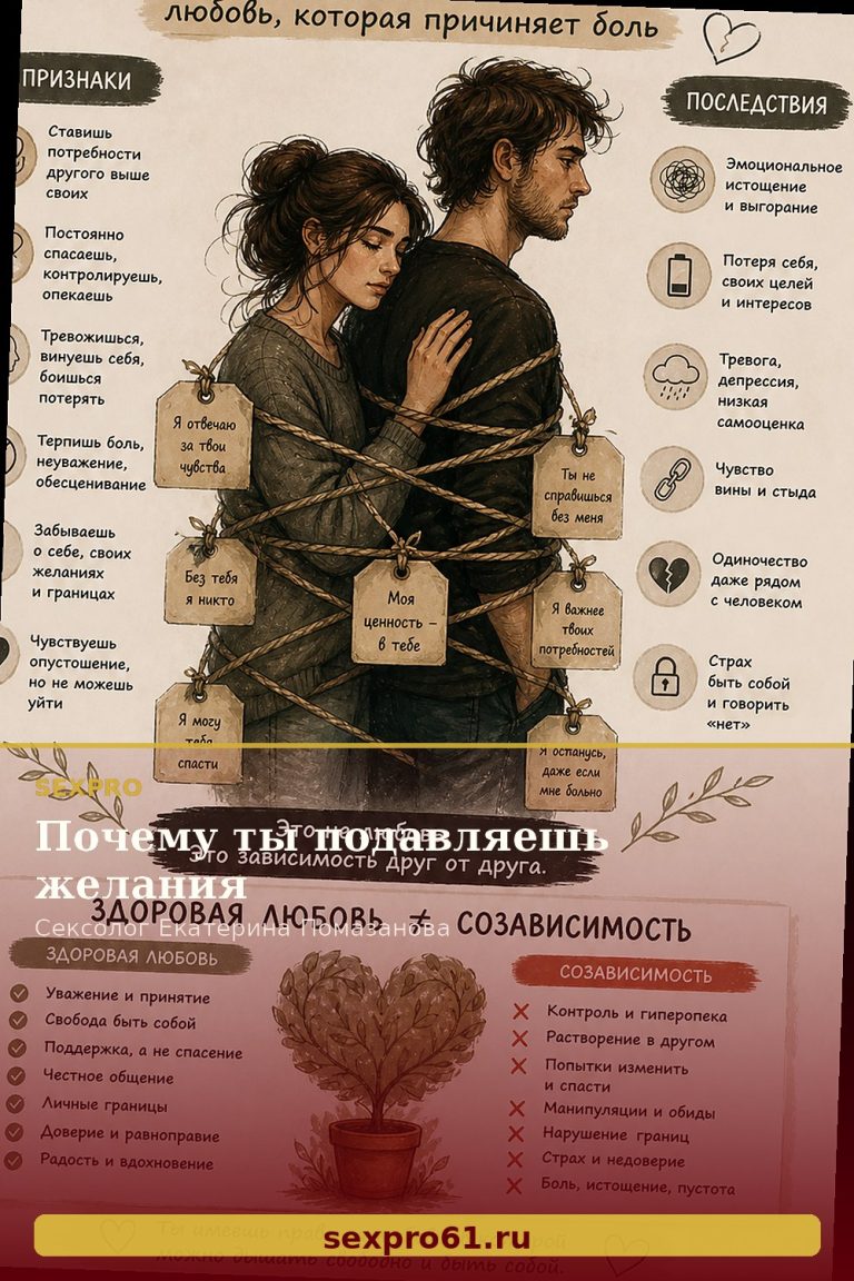 Почему ты подавляешь желания