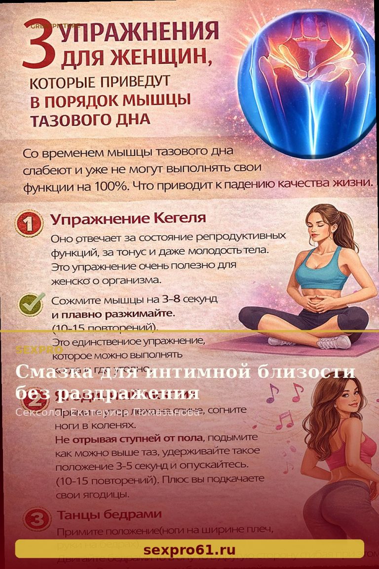 Смазка для интимной близости без раздражения
