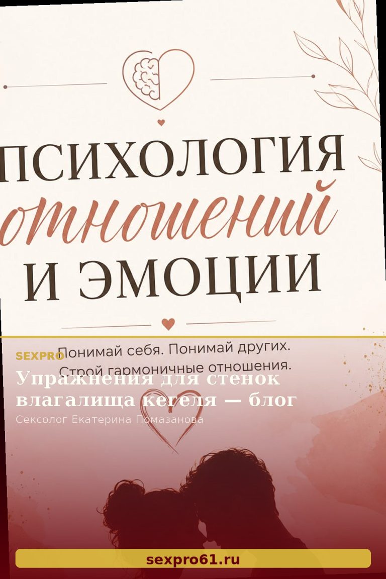 Упражнения для стенок влагалища кегеля — блог